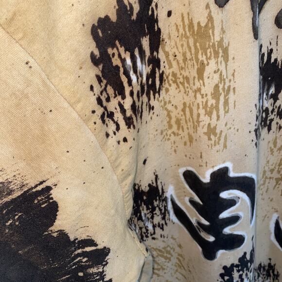 VTG Rare Sun Tees Adinkra Patern Beige Men’s 2XL T-Shirt - Picture 6 of 10